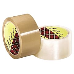 3M 021200-13679 Scotch® Industrial Box Sealing Tapes 371, 48Mm X 50 M, Clear