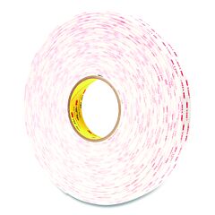 3M 021200-18092 Abrasive Very High Bond Vhb™ Tape, 4950, 1 In X 36 Yd, 45 Mil, White