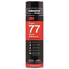 3M 021200-21210 Super 77 Ca Mult-Purpose Spray Adhesive, 16.75 Oz, Aerosol Can, Clear