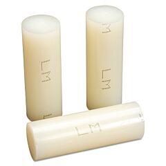 3M 021200-82615 Jet-Melt Adhesive 3762, Tan, 5/8 In Dia. X 2 In L
