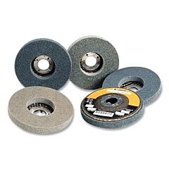 Standard Abrasives 051115-33046 Type 27 Unitized Wheel, 4-1/2 In Dia X 7/8 In Arbor, Coarse, 10000 Rpm, Aluminum Oxide