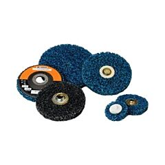 Standard Abrasives 051115-33114 Quick Change Cleaning Pro Disc, 2 In Dia, Coarse Grade, Tr, Blue