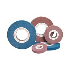 Standard Abrasives 051115-42468 Buff And Blend Flap Brush, 14 In Dia X 1 In W X 8 In Core, Medium/Hard, 2,000 Rpm