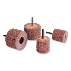 Standard Abrasives 051115-42542 Buff And Blend Ap Mounted Flap Brush, 3 In Dia, Medium, 12000 Rpm