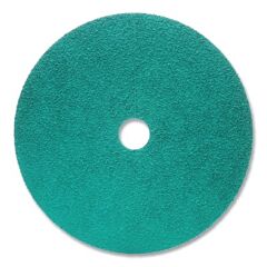 3M 051131-36507 Green Corps Fibre Disc, 5 In Dia, 40 Grit, Ceramic Aluminum Oxide