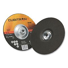3M 051141-28764 Cubitron™ Ii Cut And Grind Wheel, Precision Shaped Ceramic, 6 In Dia, 1/8 In Thick, 5/8-11-In Arbor, 36 Grit
