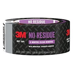 3M 068060-46902 No Residue Duct Tape 2420, 1.88 In W X 20 Yd L