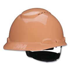 3M H-711Sfv-Uv Securefit™ Hard Hat, Ratchet Suspension W/Uvicator, Cap, Vented, Tan