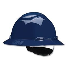 3M H-810Sfr-Uv Securefit™ Hard Hat, Ratchet Suspension W/Uvicator, Full Brim, Navy Blue