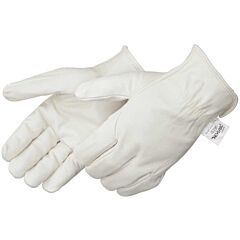 Liberty Safety 6108 Premium Grain Cowhide Leather Drivers Gloves, Kevlar® Thread, Keystone Thumb, Unlined, Shirred Elastic Back, Rolled Cuff, Size Medium