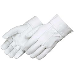 Liberty Safety 7810 Premium Grain Goatskin Tig Welder Gloves, Cotton Thread Sewn, Unlined, Straight Thumb, 2" Grain Leather Cuff, Size 2X-Large