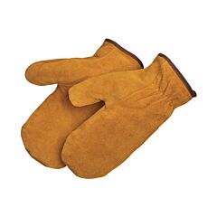 Liberty Safety 8355 Premium Side Bourbon Brown Split Leather Mitten, Pile Lined, Wing Thumb, Size 2X-Large