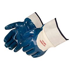 Liberty Safety 9360Sp Heavy Weight, Palm Coated Gloves, 2 1/2" Plasticized Safety Cuff, Size Large