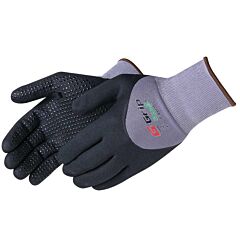Liberty Safety F4602 G-Grip, 15 Gauge, 100% Gray Nylon Shell Gloves, Black Micro-Foam Nitrile Fully Coated, Vend Packed, Size 2X-Large
