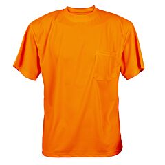 Cordova V1304Xl Cor-Brite™ Type O, Non-Rated, Orange Birdseye Mesh T-Shirt, Short Sleeves, Chest Pocket, Size 4X-Large