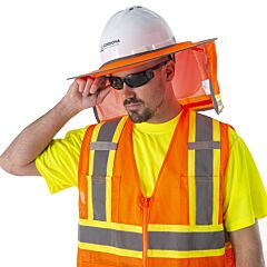 Cordova Vs272P2Xl Class 2, Orange Mesh Surveyors Vest, Zipper Closure, Two-Tone, Pockets: Two Outside Chest, Two Outside Lower, Two Inside Lower, Mic Tabs, Size 2X-Large