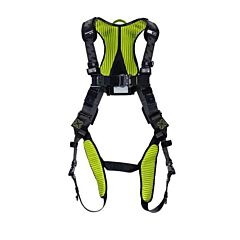 Honeywell H7Ic1A1 H700 Full Body Harness, Back D-Ring, Qc Chest/Leg Buckles, Industry Comfort (Ic), Size Small/Medium