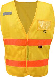 Gss Safety 3117 Multi Color Incident Utility Vest, Yellow, One-Size