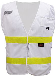 Gss Safety 3118 Multi Color Incident Utility Vest, White, One-Size