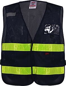 Gss Safety 4114 Multi Color Incident Utility Vest, Navy, One-Size