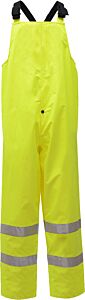 Gss Safety 6807 Economy Class E Rain Bibs, Lime, Size 2X/3X-Large