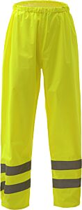Gss Safety 6801 Economy Class E Rain Pants, Lime, Size Large/X-Large