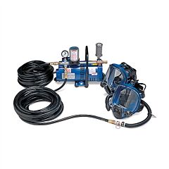 Allegro 9200-02 Two-Worker Full Mask System, 50' Hose