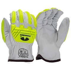 Pyramex Gl3006Ckb Goatskin Leather Gloves A5 Hppe Impact Size X-Large