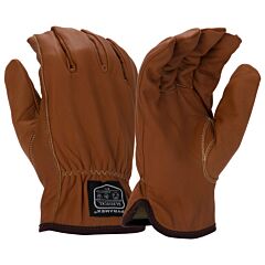 Pyramex Gl3010Ck Goatskin Leather Gloves A5 Para-Aramid Oil Resistant Size Small