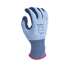 Task Gloves Bt2013Np-L 13G Hdpe A4, Wire-Core Steel, Double Dipped Sand Foam Nitrile Palm Coated Gloves, Size Large