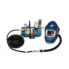 Allegro 9248-01 One-Worker Deluxe Shield & Welding Helmet System, 50' Hose & Adf