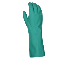 Task Gloves Ch3115-Xl 15 Mil Green Nitrile, 13" Length, Flock Lined, Size X-Large