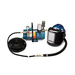 Allegro 9249-01 One-Worker Deluxe Shield & Welding Helmet System, 50' Hose & #10 Lens