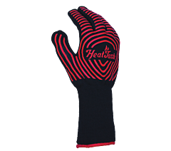 Task Gloves Ht1001 Aramid Shell, Cotton/Polyester Inner Layer, 2-Sided Silicone Non-Slip Strips Design, Max Hot Surface 662 Degrees Fahrenheit, Size Men'S Large