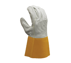 Task Gloves Ib7204-2Xl Premium Grain Cowhide, 4" Split Leather Cuff, Kevlar Thread Sewn, Size 2X-Large