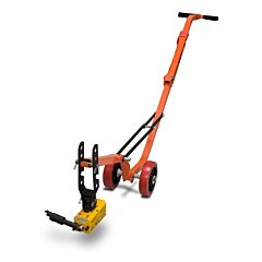 Allegro 9401-26 Magnetic Lid Lifter, Steel Dolly, (Heavy Duty Magnet Lift Weight: 900 Lbs. Flat Items, 450 Lbs. Round Items)