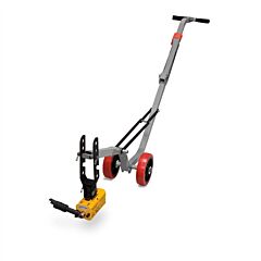 Allegro 9401-26A Magnetic Lid Lifter, Aluminum Dolly (Heavy Duty Magnet Lift Weight: 900 Lbs. Flat Items, 450 Lbs. Round Items)