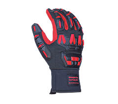 Task Gloves Mt1006-M Anti-Cutting Composite Cloth Palm, Synthetic Reinforced Crotch, Neoprene Cuff With Id Pad, Tpr Back, Size Medium