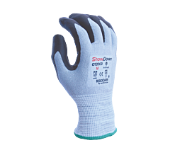 Task Gloves Ot2003-M Oil Task - Waterbased Polymer Palm Coated Grey Hdpe Blended Knit Work Gloves Ansi Cut 4, Size Medium