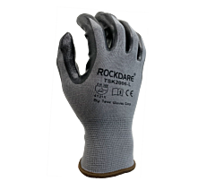 Task Gloves Tsk2006-Xs Nitrile Palm Coated Grey Polyester Gloves, Size X-Small