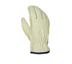 Task Gloves Tsk3003-L Pig Grain Leather Driver Gloves, Size Large