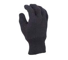 Task Gloves Tsk4004 Standard Size General Weight Brown Jersey Work Gloves, Size Men'S Large