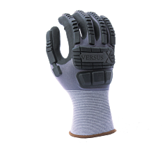 Task Gloves Vs2260X-M Micro-Foam Nitrile Palm, Tpr Back, 15G Nylon, Size Medium