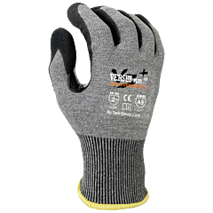 Task Gloves Vsp92670Tc-Xl 18 Gauge Falstone Fiber Shell, Black Micro-Foam Nitrile Coated Palm And Fingers, Reinforced Thumb Saddle, Touchscreen Compactible, Ansi Cut A9, Size X-Large