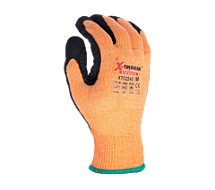 Task Gloves Xt52240-L Aramid Shell, Polyester Terry-Cloth Inner Layer, Sandy Nitrile Palm Coating With Nitrile Dots, Ansi 2, Size Large