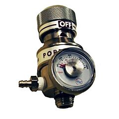 Gfg 2603-025 Regulator, 0.5 Lpm Fixed Flow With Pressure Gauge And On/Off Knob For Cylinders With Inside Thread (Aluminum And 103 L Steel) Not For Use With Reactive Gases (Hcl Or Cl2)