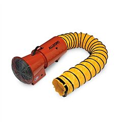 Allegro 9514-25E 8" Axial Ac Metal Blower W/ Canister & 25' Ducting, 220V/50 Hz