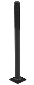 Vestil Bol-24-2-Bk Steel Pipe Safety Bollard 24" X 1-3/4", Black