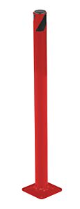 Vestil Bol-24-2-Red Steel Pipe Safety Bollard 24" X 1-3/4" Red