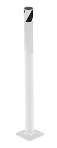 Vestil Bol-24-2-Wt Steel Pipe Safety Bollard 24" X 1-3/4" White